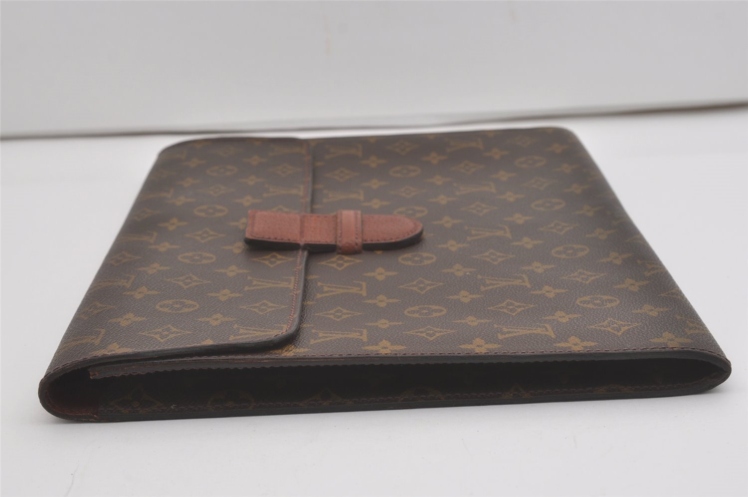 Authentic Louis Vuitton Monogram Poche Ministre Document Case Old Model LV 8262I