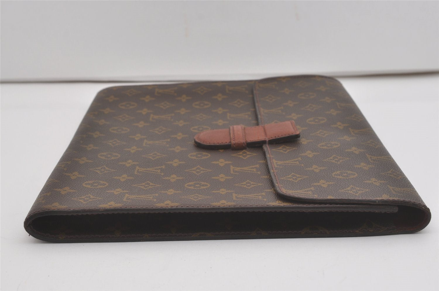 Authentic Louis Vuitton Monogram Poche Ministre Document Case Old Model LV 8262I