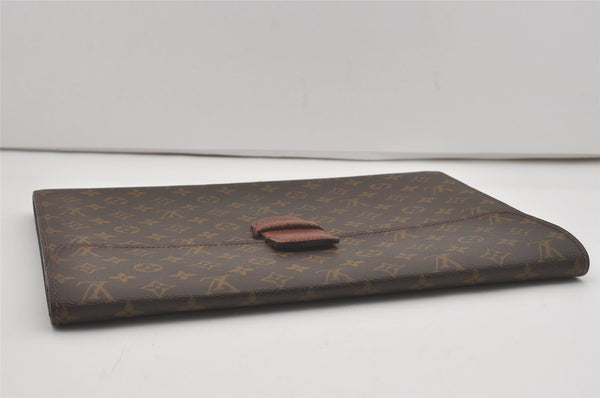 Authentic Louis Vuitton Monogram Poche Ministre Document Case Old Model LV 8262I