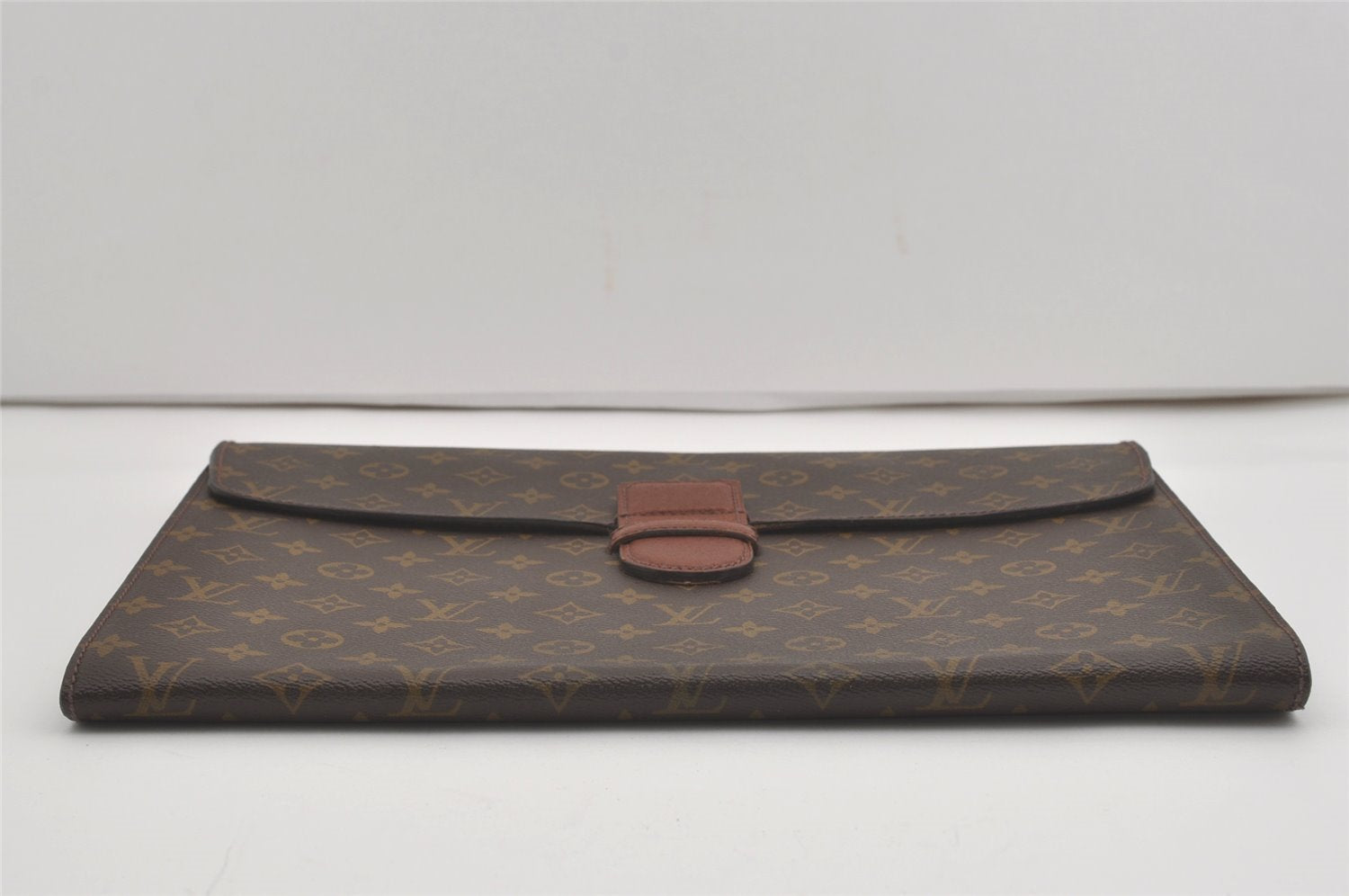 Authentic Louis Vuitton Monogram Poche Ministre Document Case Old Model LV 8262I