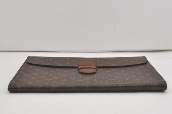Authentic Louis Vuitton Monogram Poche Ministre Document Case Old Model LV 8262I