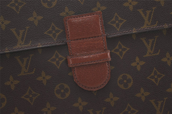 Authentic Louis Vuitton Monogram Poche Ministre Document Case Old Model LV 8262I