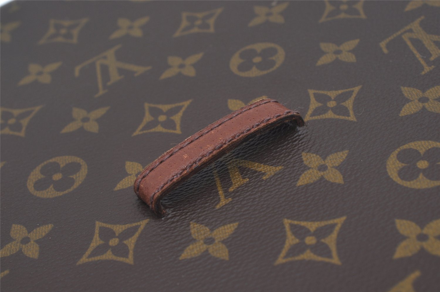 Authentic Louis Vuitton Monogram Poche Ministre Document Case Old Model LV 8262I