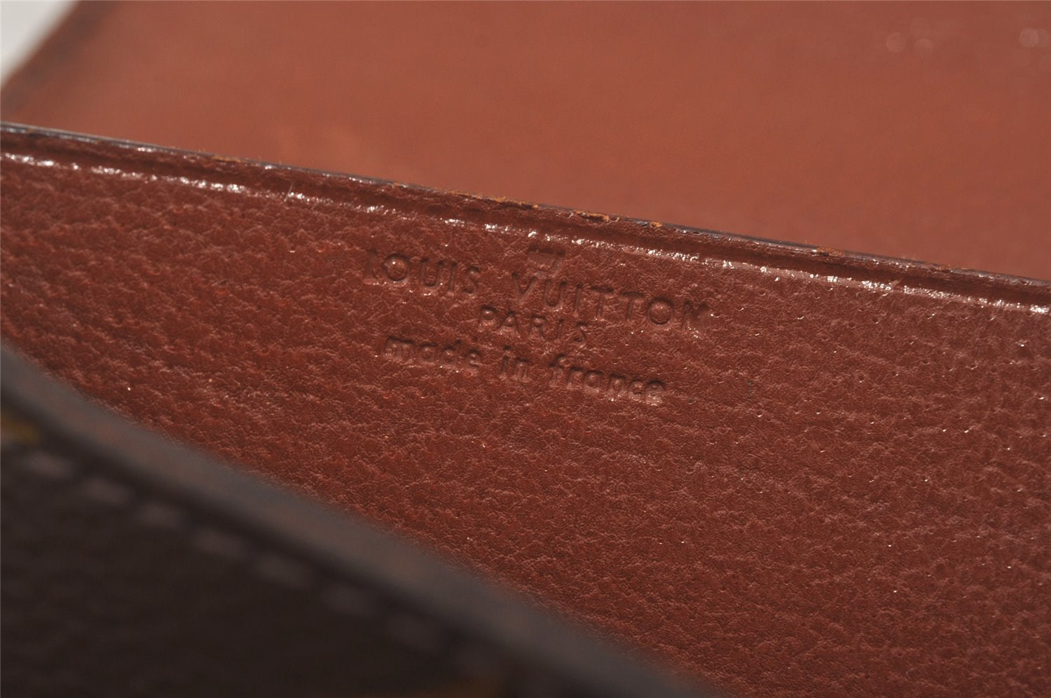 Authentic Louis Vuitton Monogram Poche Ministre Document Case Old Model LV 8262I