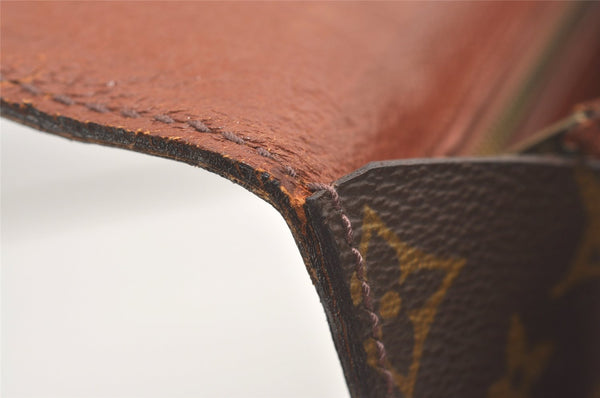 Authentic Louis Vuitton Monogram Poche Ministre Document Case Old Model LV 8262I