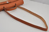 Authentic HERMES Her Bag MM 2 In 1 2Way Hand Bag Canvas Leather White 8262J