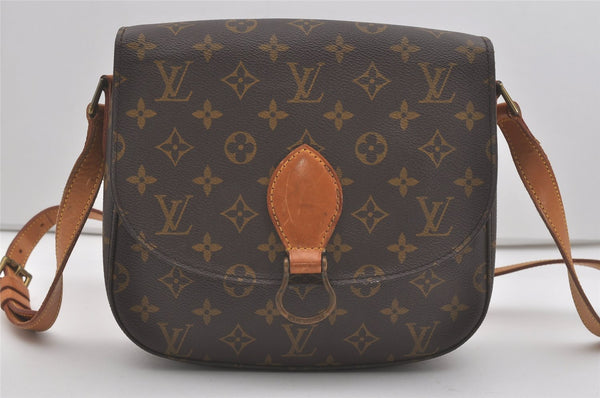 Authentic Louis Vuitton Monogram Saint Cloud GM M51242 Shoulder Cross Bag 8263I
