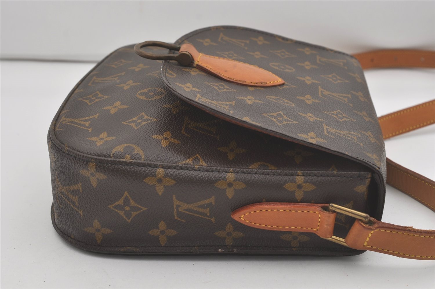 Authentic Louis Vuitton Monogram Saint Cloud GM M51242 Shoulder Cross Bag 8263I