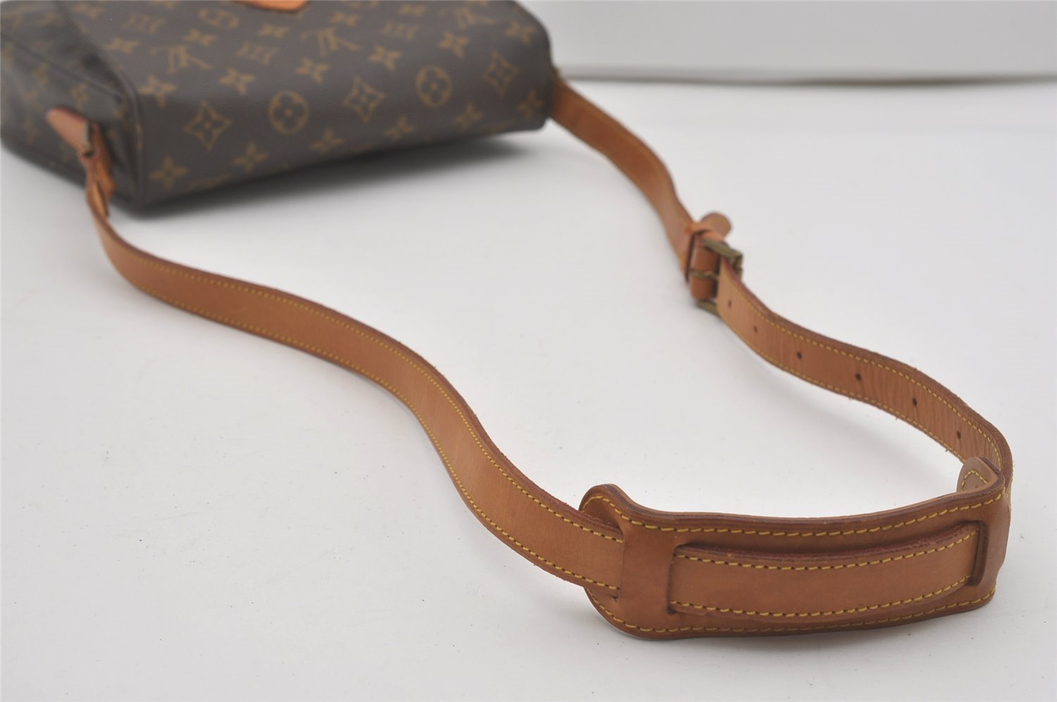 Authentic Louis Vuitton Monogram Saint Cloud GM M51242 Shoulder Cross Bag 8263I