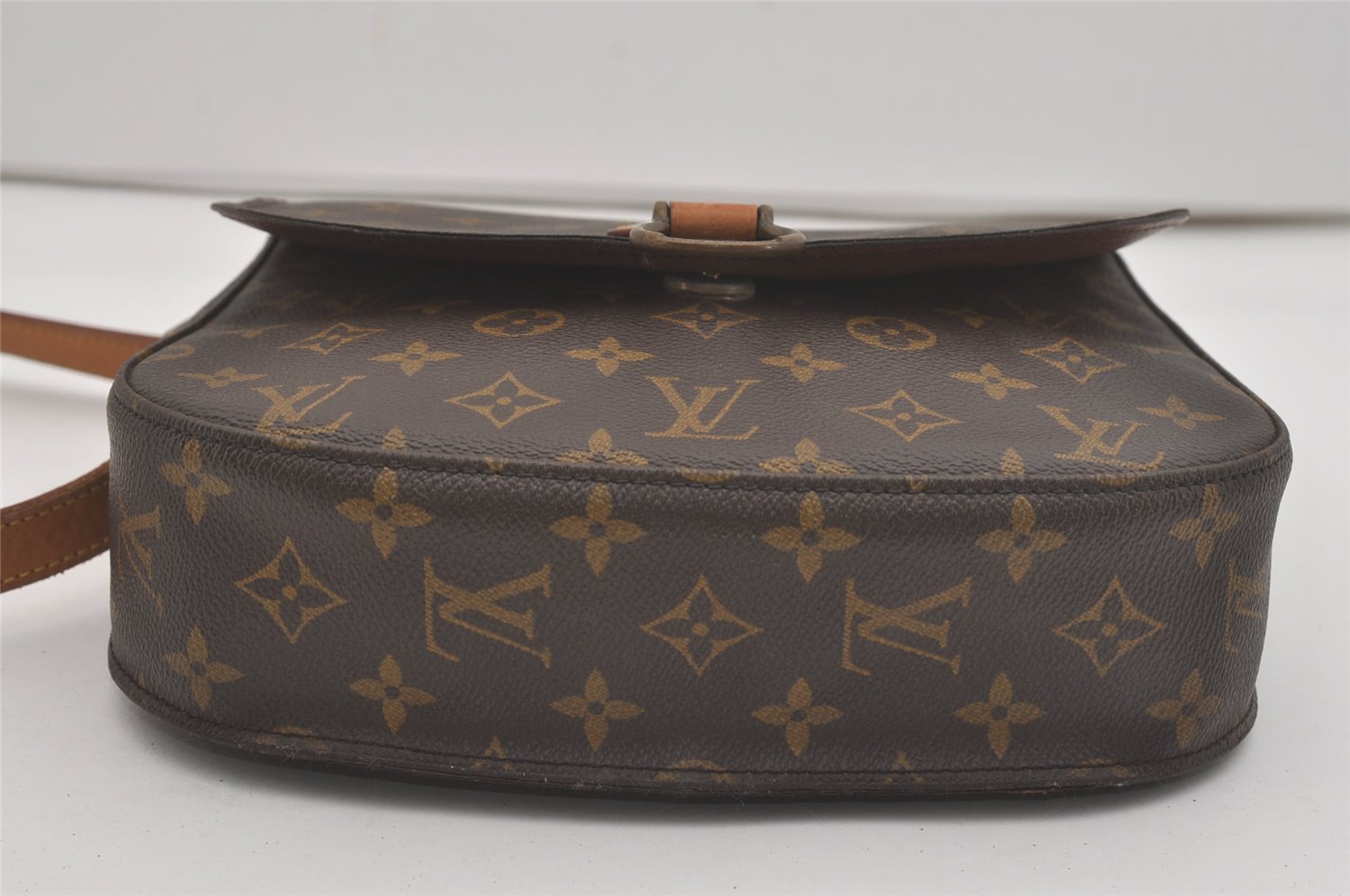 Authentic Louis Vuitton Monogram Saint Cloud GM M51242 Shoulder Cross Bag 8263I