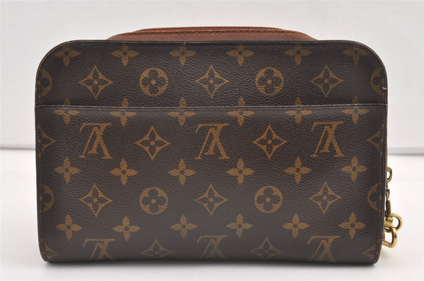 Authentic Louis Vuitton Monogram Orsay Clutch Hand Bag Purse M51790 LV 8263J