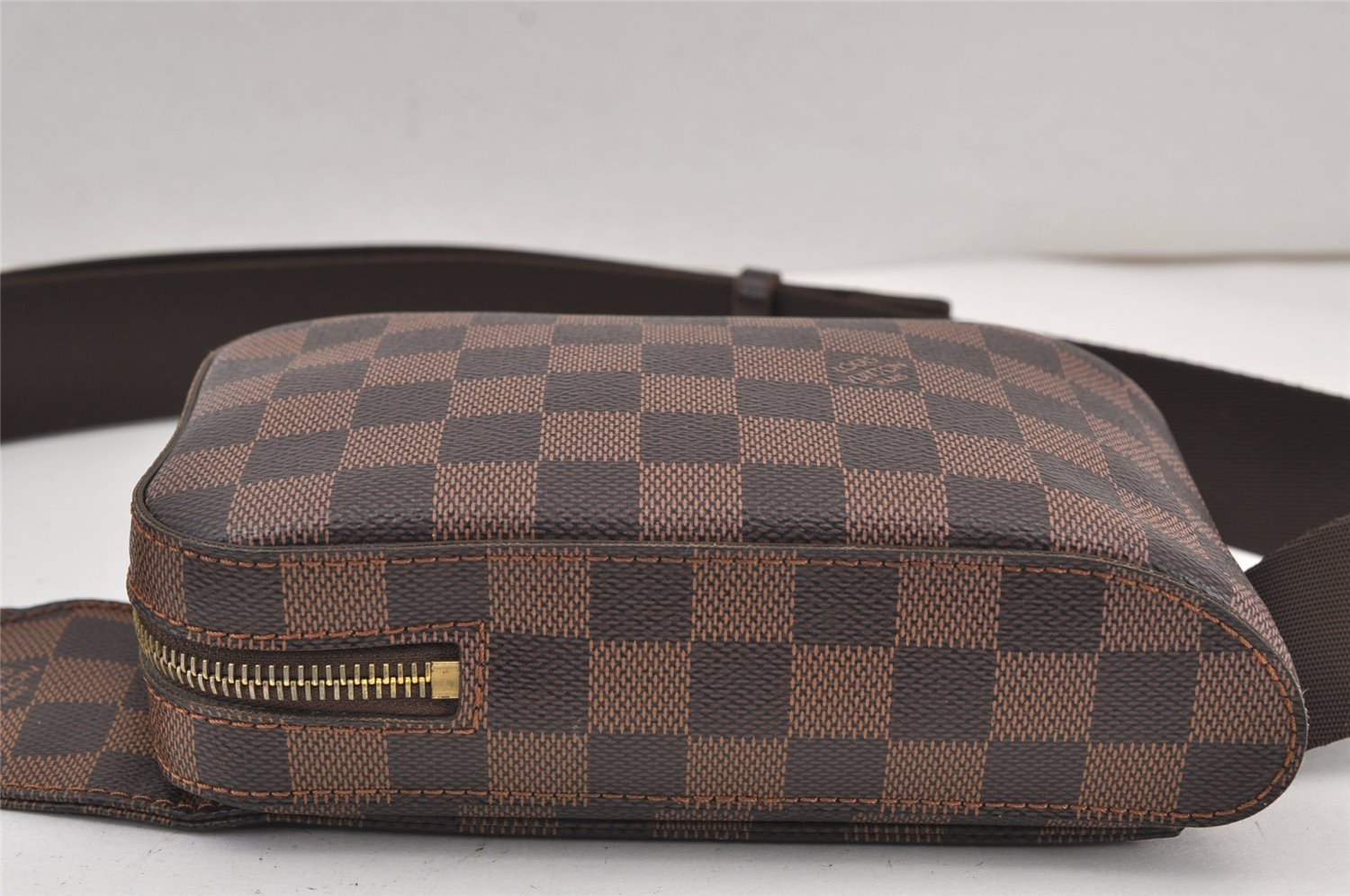 Authentic Louis Vuitton Damier Geronimos Waist Body Bag N51994 LV 8264J