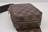 Authentic Louis Vuitton Damier Geronimos Waist Body Bag N51994 LV 8264J