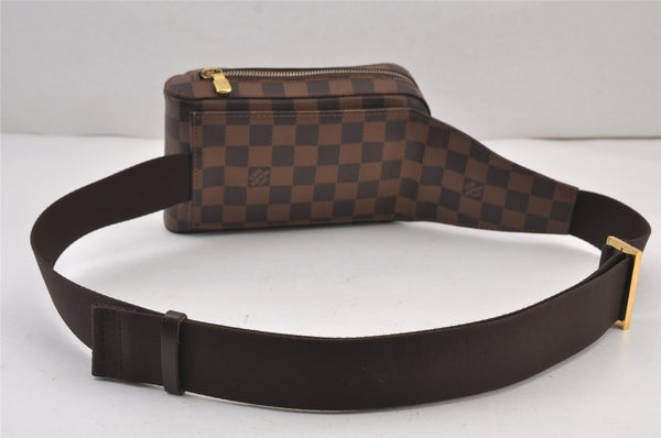 Authentic Louis Vuitton Damier Geronimos Waist Body Bag N51994 LV 8264J