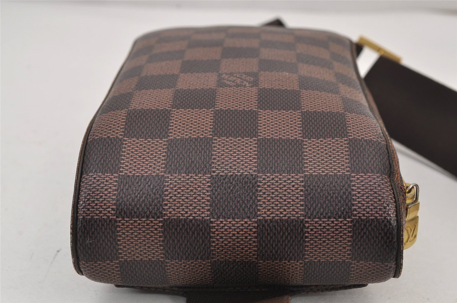 Authentic Louis Vuitton Damier Geronimos Waist Body Bag N51994 LV 8264J