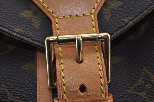 Authentic Louis Vuitton Monogram Montsouris GM Backpack M51135 LV 8265J