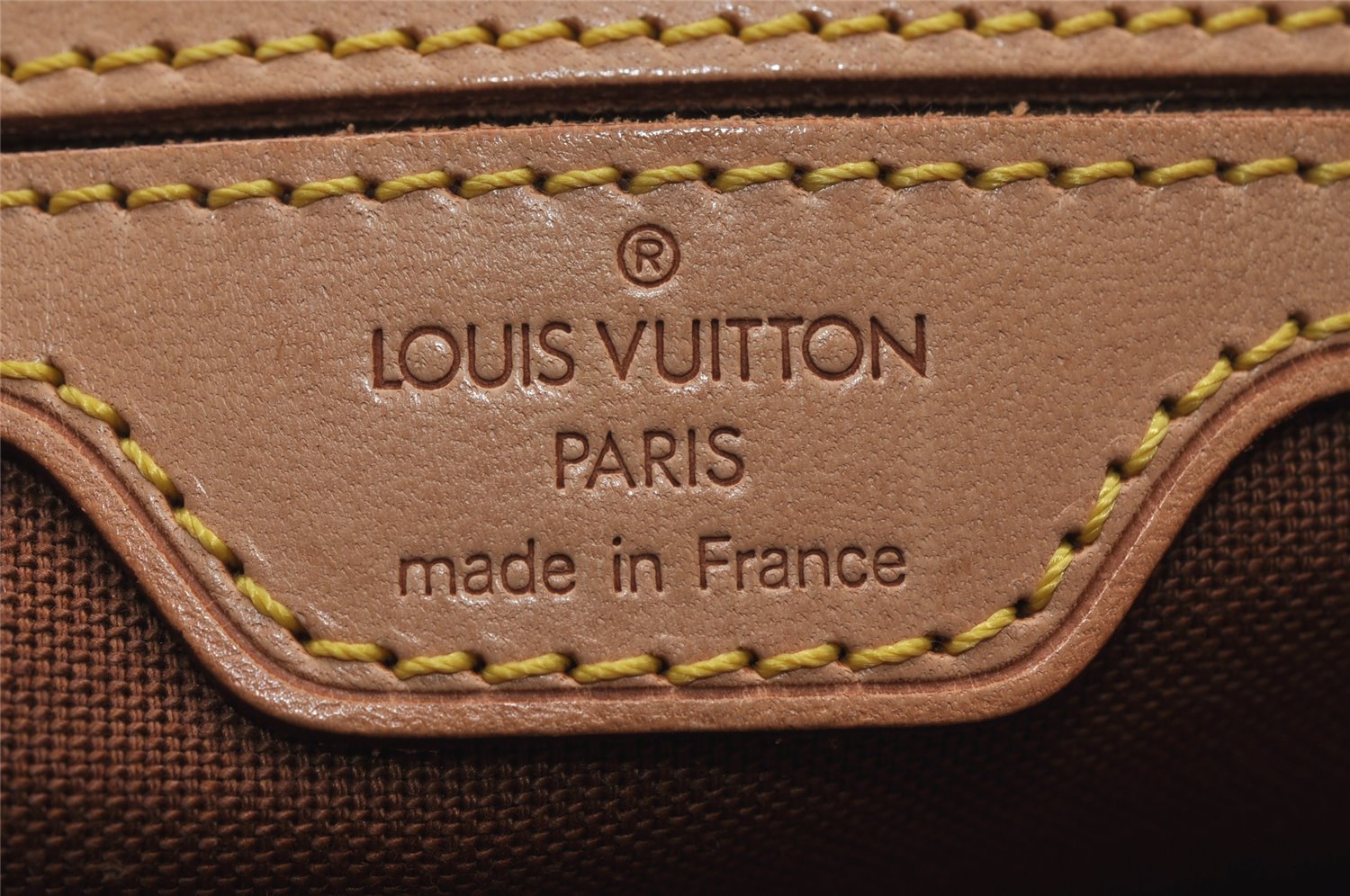 Authentic Louis Vuitton Monogram Montsouris GM Backpack M51135 LV 8265J