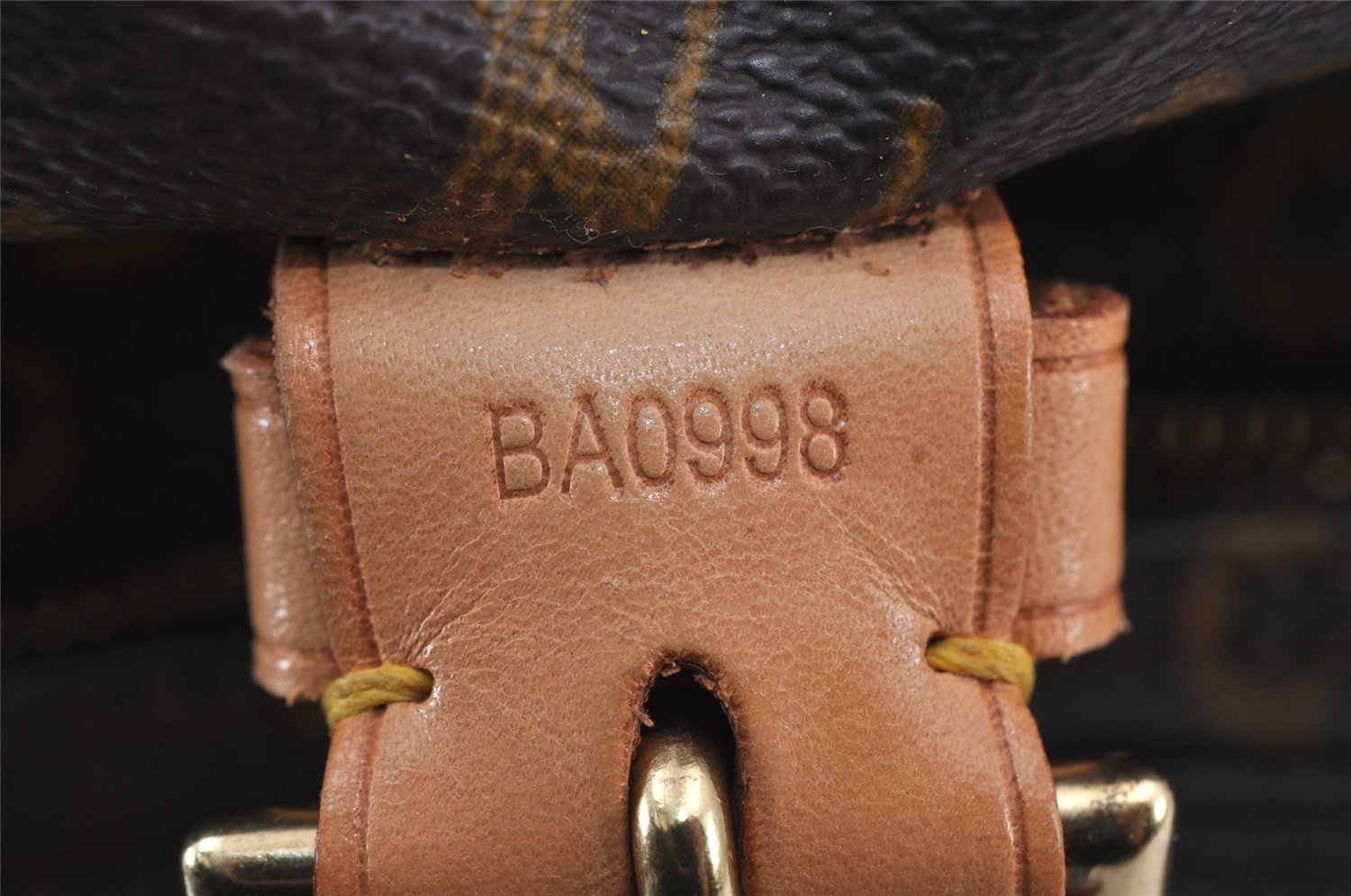 Authentic Louis Vuitton Monogram Montsouris GM Backpack M51135 LV 8265J