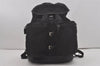 Authentic PRADA Vintage Nylon Tessuto Saffiano Leather Backpack Black 8266I