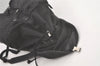 Authentic PRADA Vintage Nylon Tessuto Saffiano Leather Backpack Black 8266I