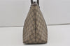 Authentic GUCCI Vintage Shoulder Tote Bag GG PVC Leather 114595 Brown 8267I