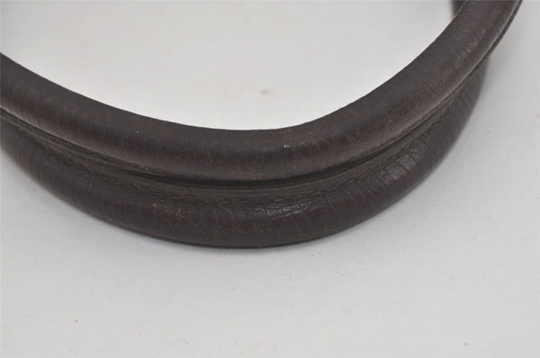 Authentic GUCCI Vintage Shoulder Tote Bag GG PVC Leather 114595 Brown 8267I