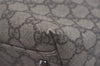 Authentic GUCCI Vintage Shoulder Tote Bag GG PVC Leather 114595 Brown 8267I