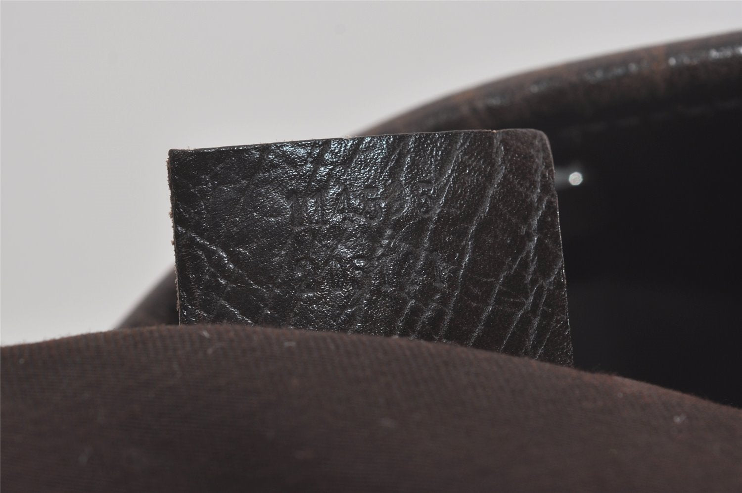 Authentic GUCCI Vintage Shoulder Tote Bag GG PVC Leather 114595 Brown 8267I