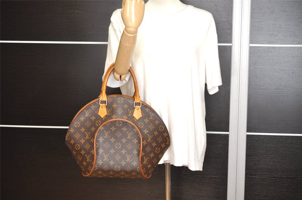 Authentic Louis Vuitton Monogram Ellipse MM Hand Bag M51126 LV 8267J