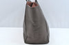 Authentic GUCCI Swing Large Vintage Shoulder Tote Bag Leather 354397 Gray 8268I