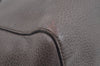 Authentic GUCCI Swing Large Vintage Shoulder Tote Bag Leather 354397 Gray 8268I
