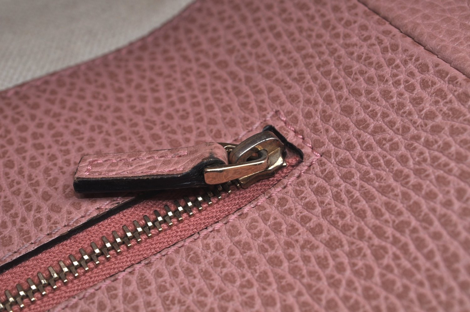 Authentic GUCCI Swing Large Vintage Shoulder Tote Bag Leather 354397 Gray 8268I