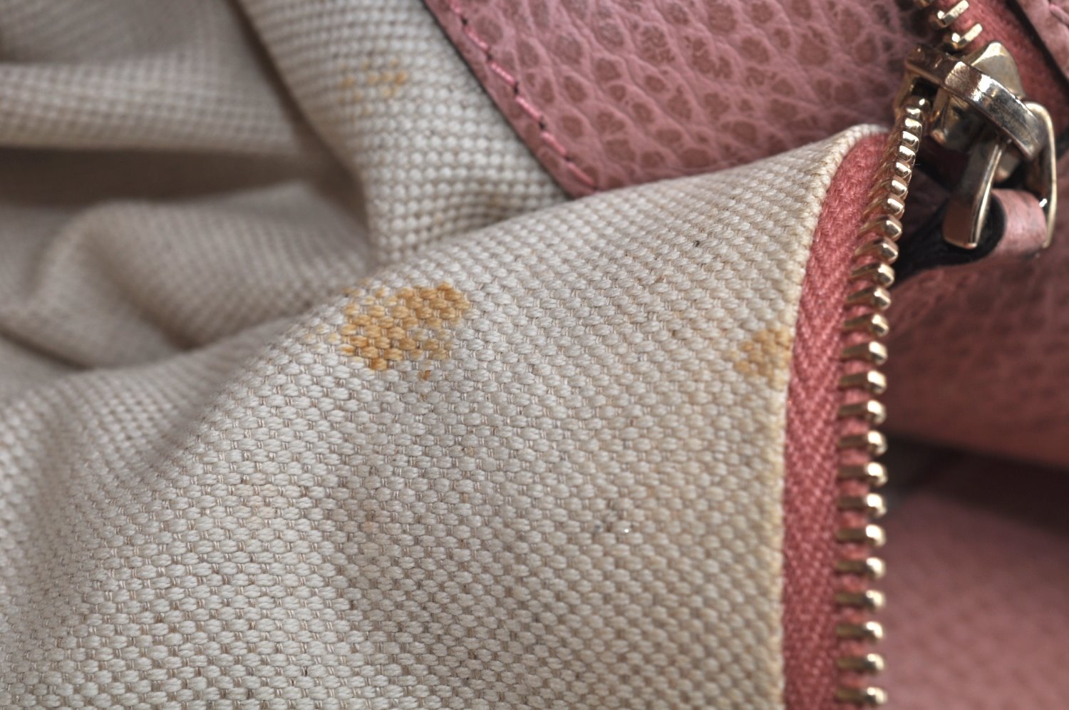 Authentic GUCCI Swing Large Vintage Shoulder Tote Bag Leather 354397 Gray 8268I