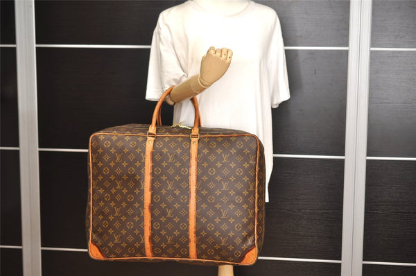 Authentic Louis Vuitton Monogram Sirius 50 Travel Boston Bag M41406 LV 8268J