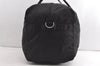 Authentic PRADA Vintage Nylon Tessuto Leather 2Way Travel Boston Bag Black 8270J