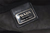 Authentic PRADA Vintage Nylon Tessuto Leather 2Way Travel Boston Bag Black 8270J