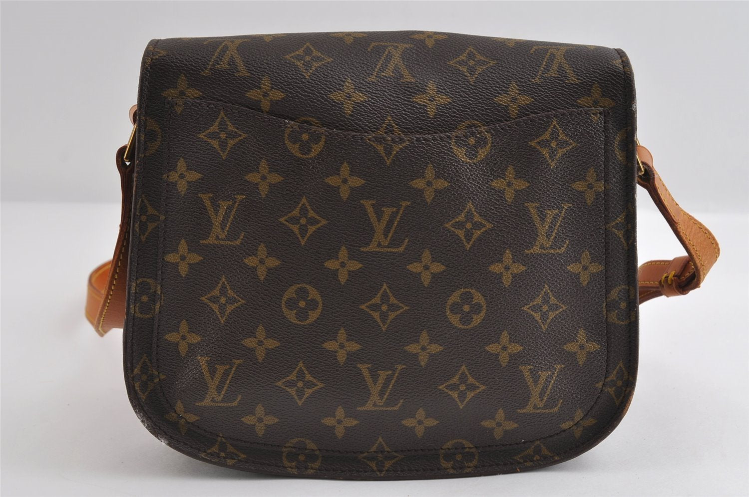Authentic Louis Vuitton Monogram Saint Cloud GM M51242 Shoulder Cross Bag 8271I