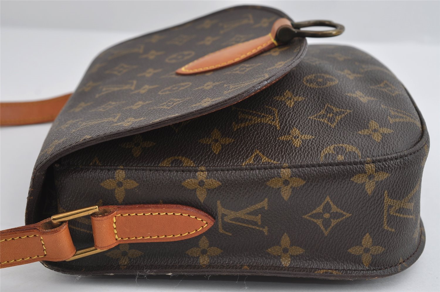 Authentic Louis Vuitton Monogram Saint Cloud GM M51242 Shoulder Cross Bag 8271I
