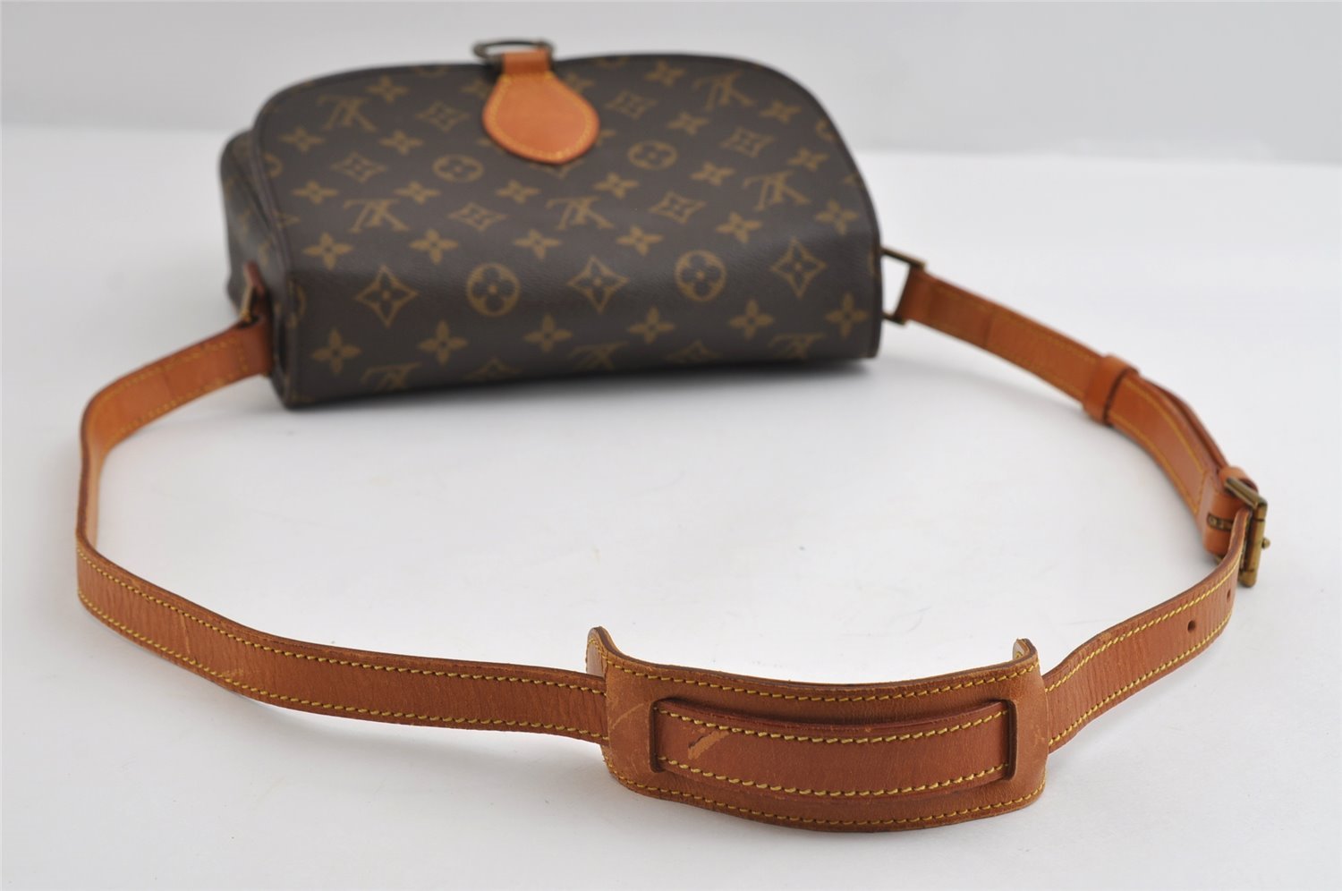 Authentic Louis Vuitton Monogram Saint Cloud GM M51242 Shoulder Cross Bag 8271I