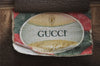 Authentic GUCCI Web Sherry Line Hand Boston Bag GG PVC Leather Brown Junk 8272I