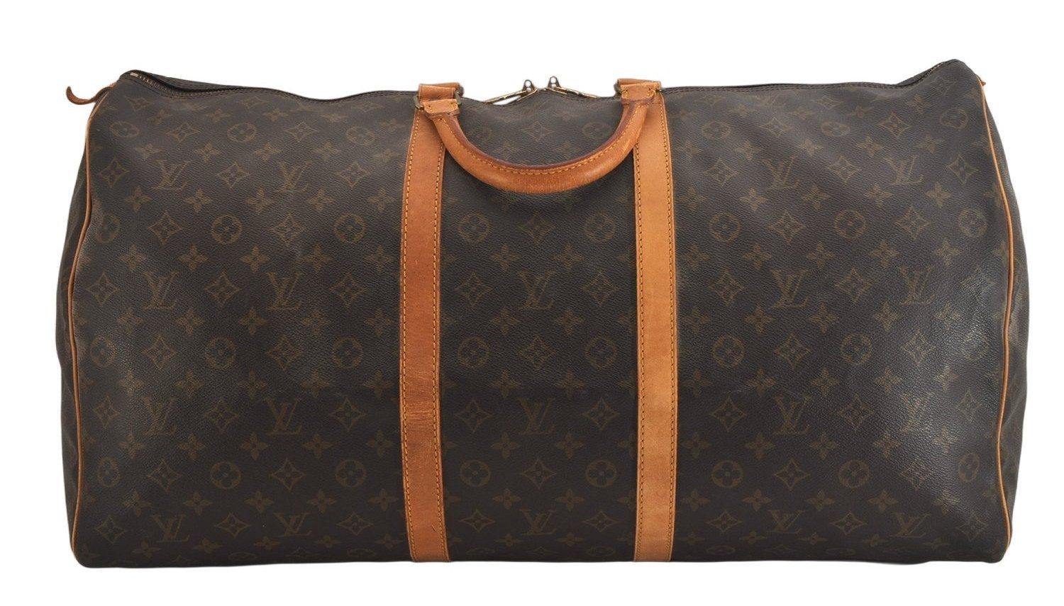 Authentic Louis Vuitton Monogram Keepall 60 Travel Boston Bag M41422 LV 8272M