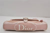 Authentic Christian Dior Trotter Shoulder Cross Bag Canvas　Leather Pink 8273J