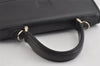 Authentic Burberrys Vintage Leather 2Way Shoulder Hand Bag Purse Black 8274I