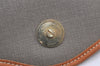 Authentic Christian Dior Shoulder Cross Body Bag Purse PVC Leather Gray 8274J