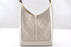 Authentic GUCCI Jackie Shoulder Hand Bag GG Canvas Leather 0013876 White 8275I