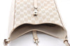 Authentic GUCCI Jackie Shoulder Hand Bag GG Canvas Leather 0013876 White 8275I