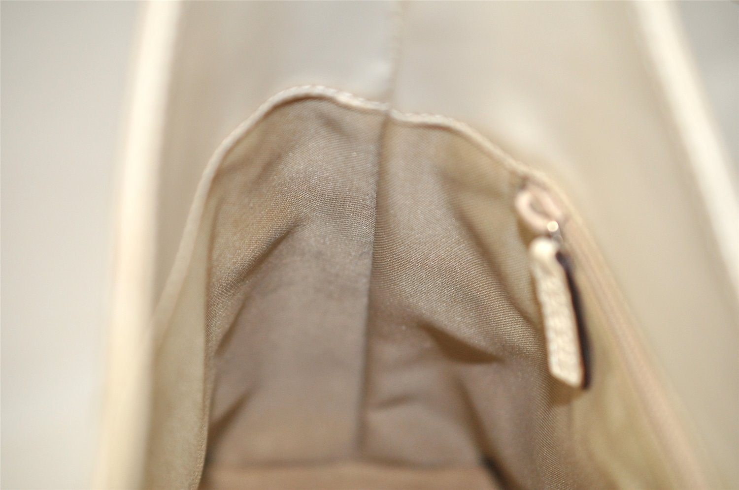 Authentic GUCCI Jackie Shoulder Hand Bag GG Canvas Leather 0013876 White 8275I