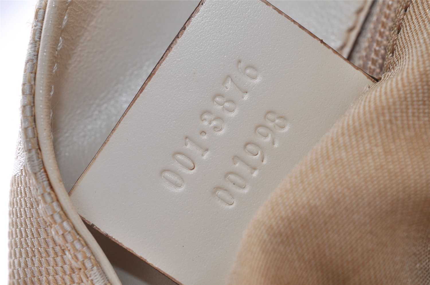 Authentic GUCCI Jackie Shoulder Hand Bag GG Canvas Leather 0013876 White 8275I