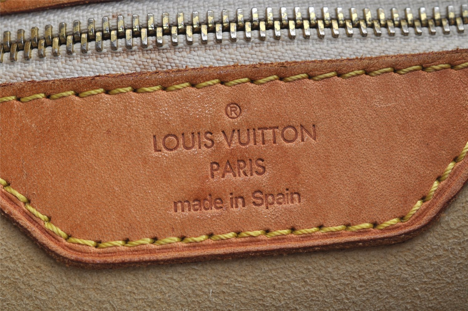 Authentic Louis Vuitton Damier Azur Hampstead MM N51206 Shoulder Tote Bag 8276I