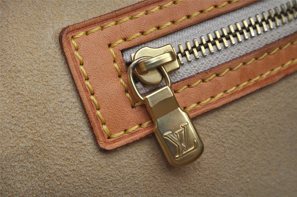 Authentic Louis Vuitton Damier Azur Hampstead MM N51206 Shoulder Tote Bag 8276I